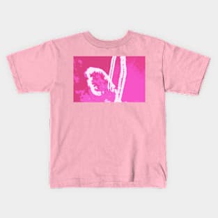 Airplane Heart Pink Kids T-Shirt